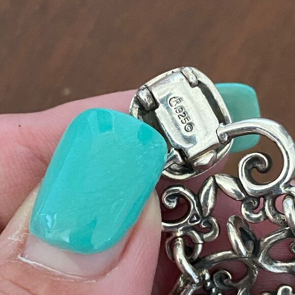 Carolyn Pollack Southwestern Scroll Panel Bracelet - Picture 4 of 6